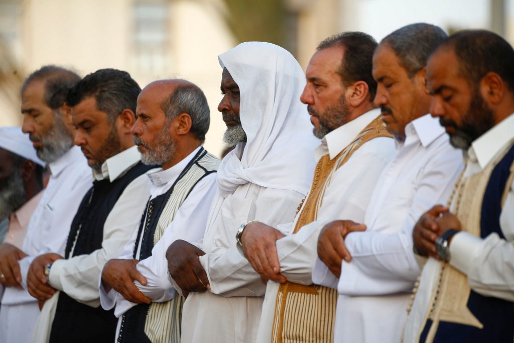 La festa del sacrificio in Libia (LaPresse)