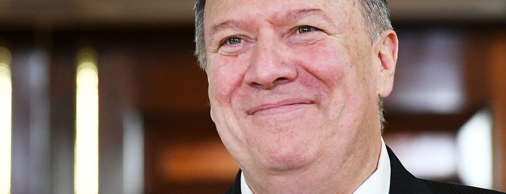 Il Segretario di Stato americano Mike Pompeo (LaPresse)