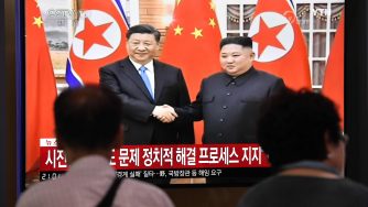 Xi Jinping e Kim Jong-un (LaPresse)