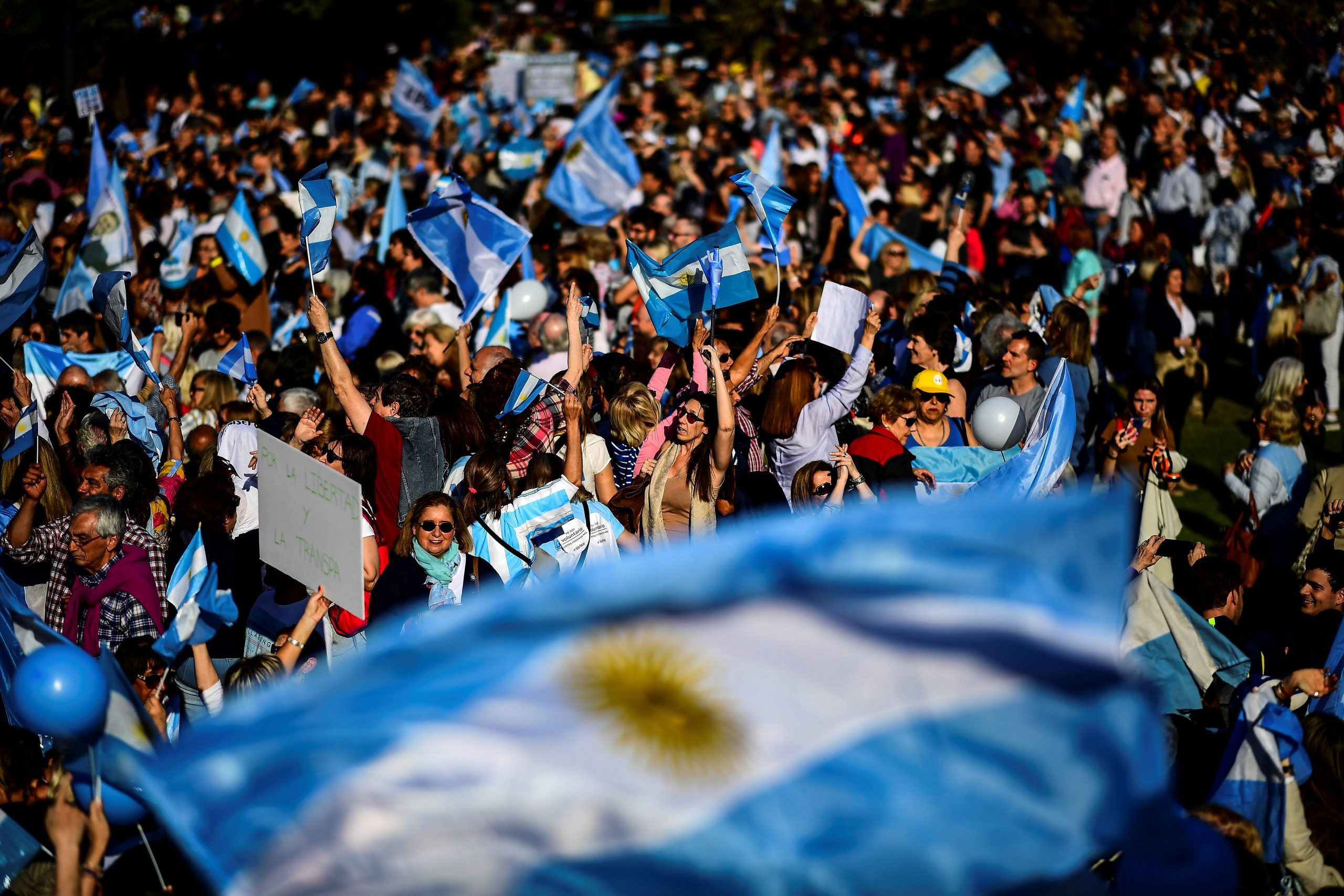La campagna elettorale in Argentina (LaPresse)