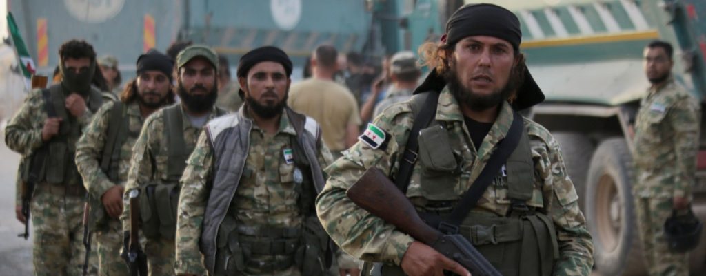 Combattenti pro turchi (LaPresse)