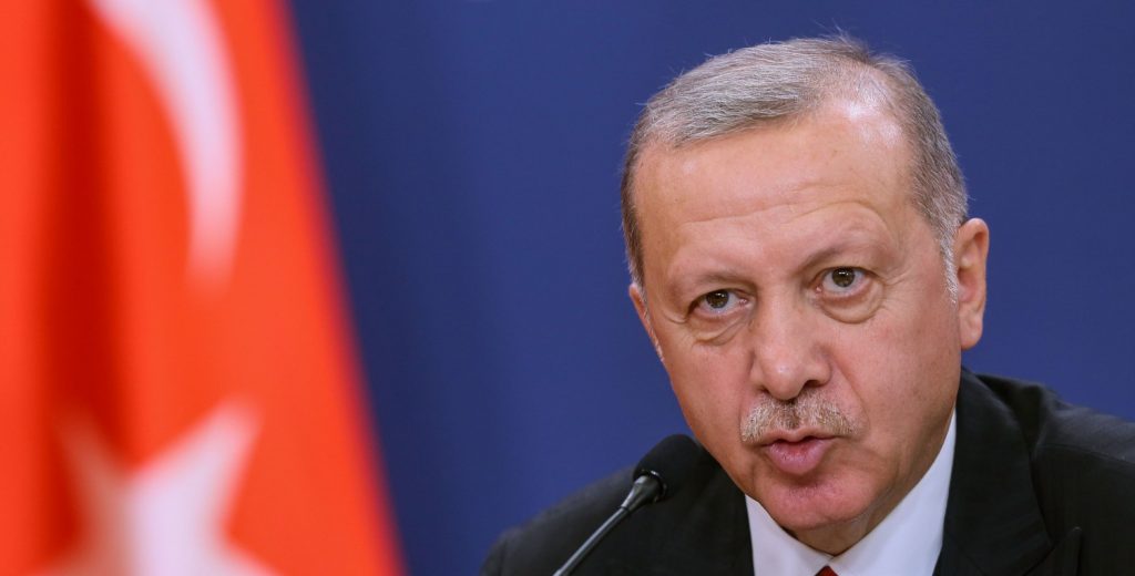 Erdogan in conferenza stampa