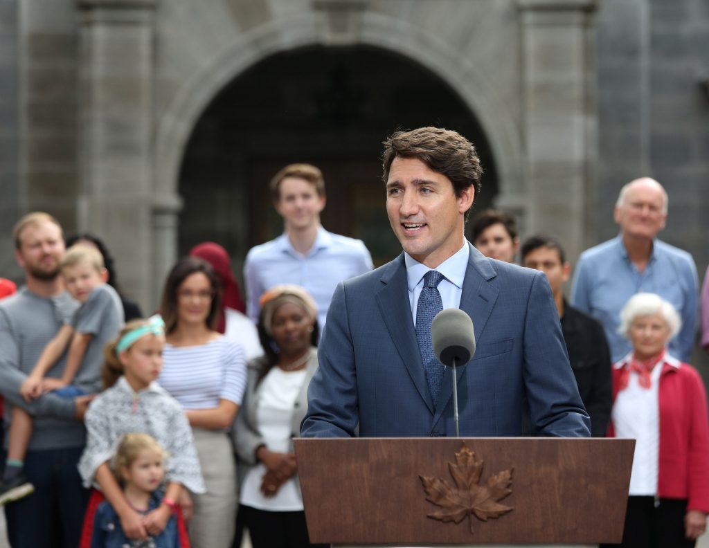 Il primo ministro canadese Justin Trudeau (LaPresse)