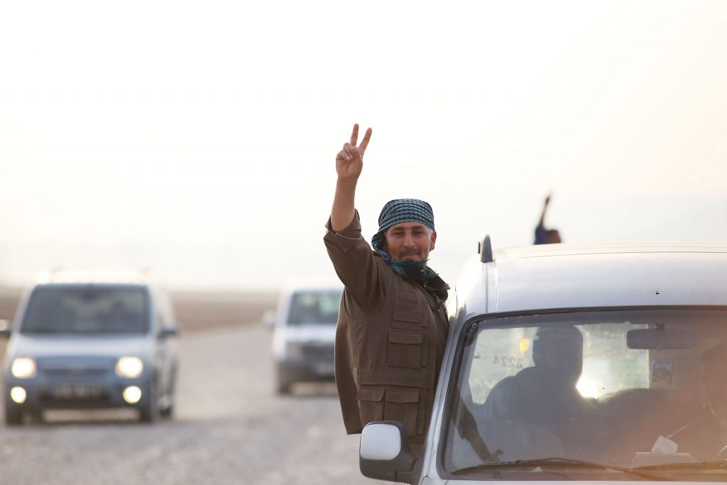 Forze peshmerga arrivano in Turchia (LaPresse)