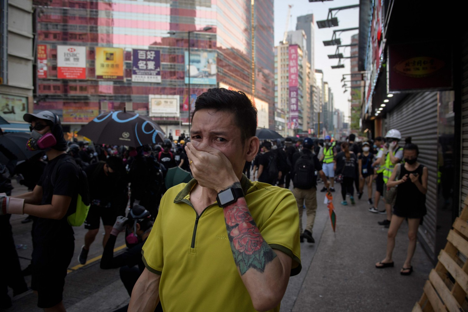 Proteste a Hong Kong (LaPresse)