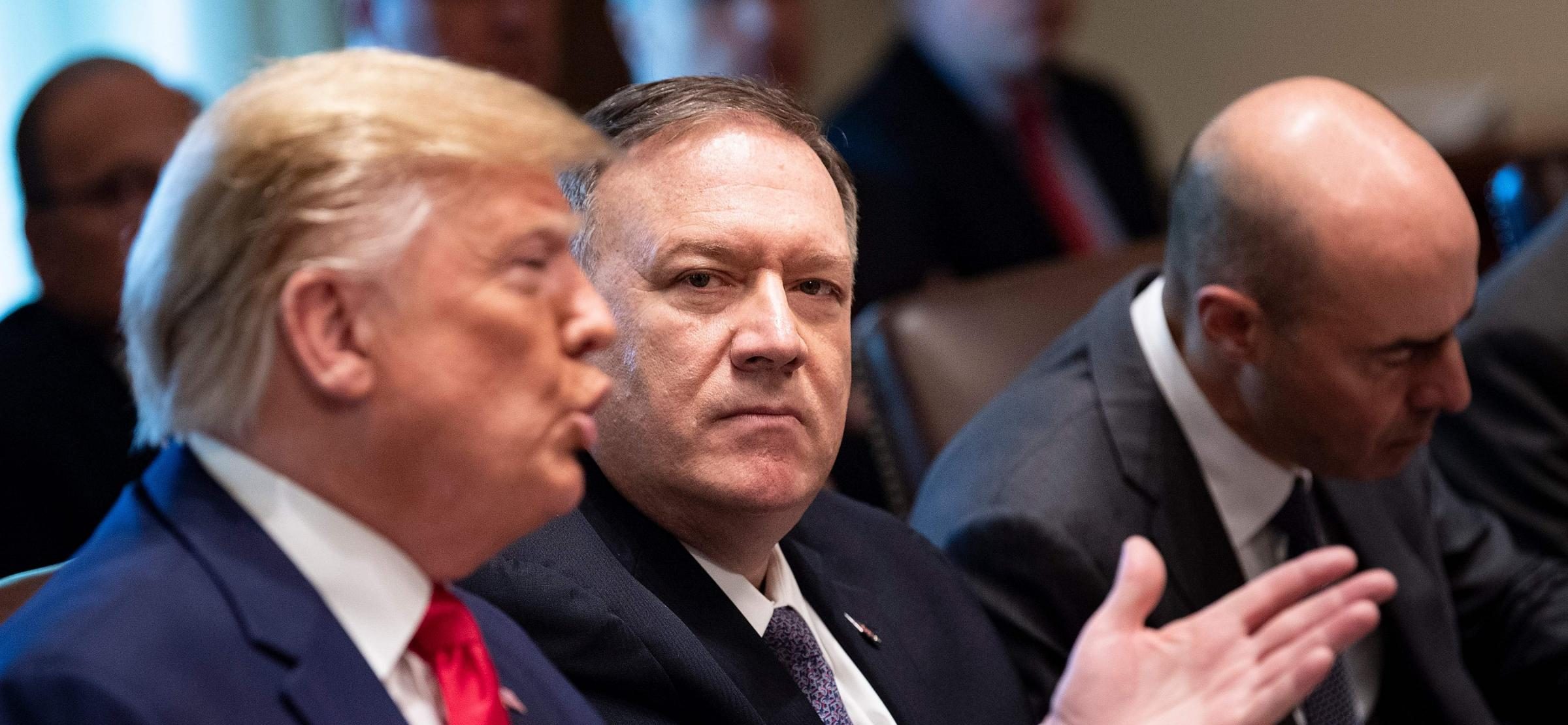 Mike Pompeo e Donald Trump