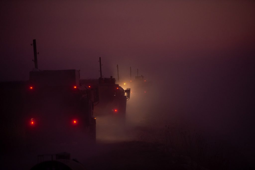 Truppe turche si dirigono verso la Siria (LaPresse)