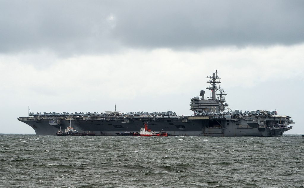Uss Ronald Reagan (LaPresse)