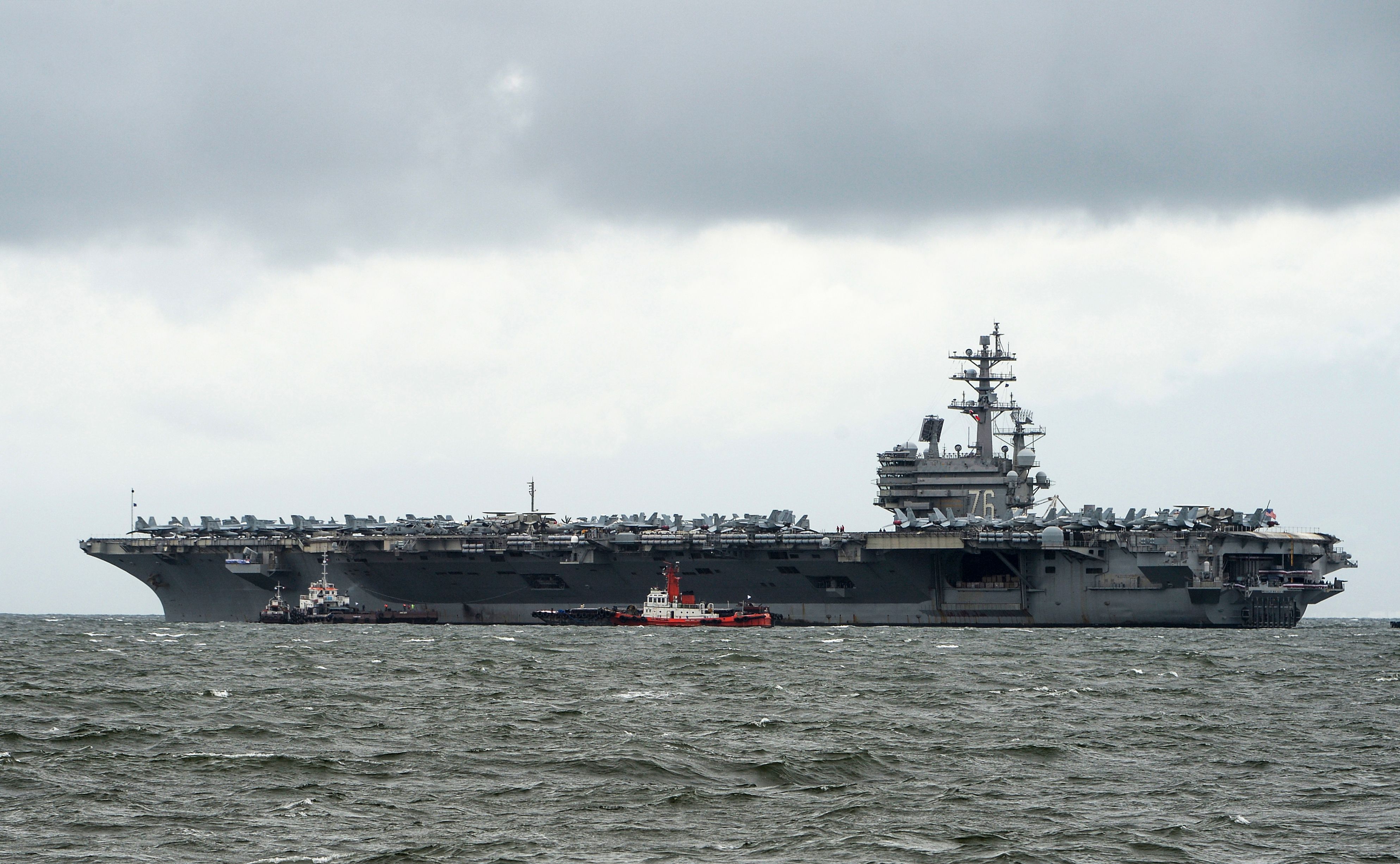 Uss Ronald Reagan (LaPresse)