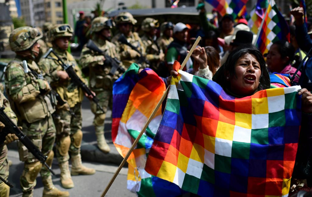 Le proteste in Bolivia (LaPresse)