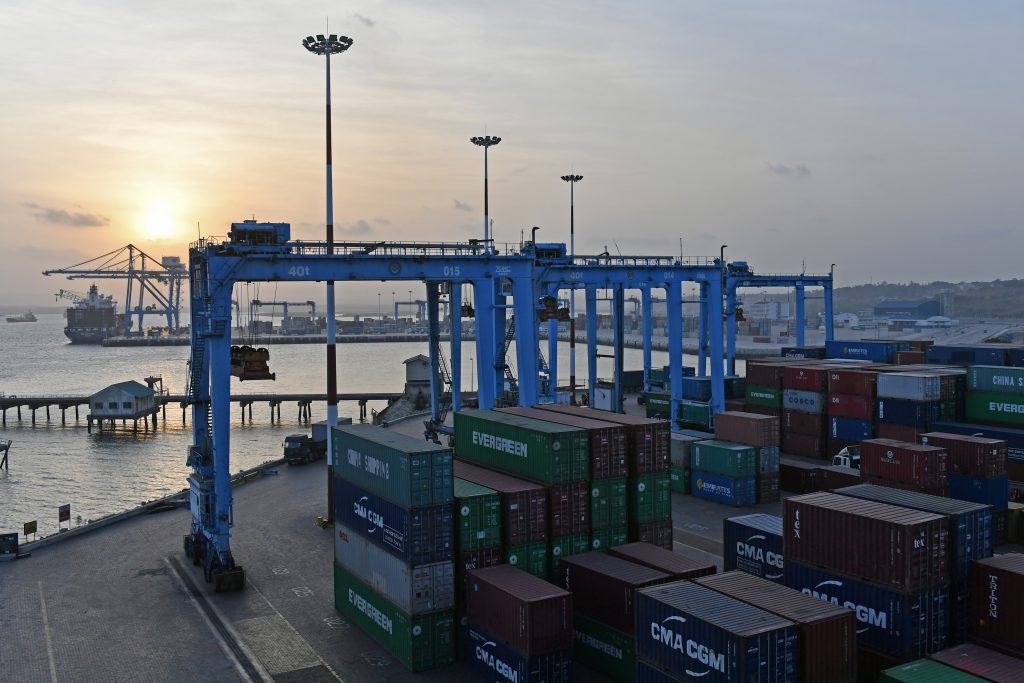 Container a Mombasa (LaPresse)