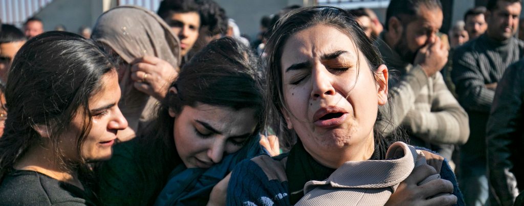Donne curde in Siria (LaPresse)