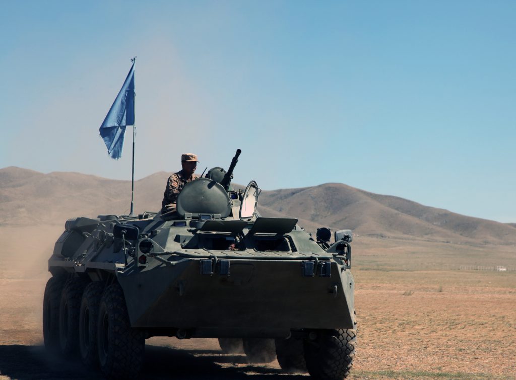 Esercitazioni in Mongolia (LaPresse)