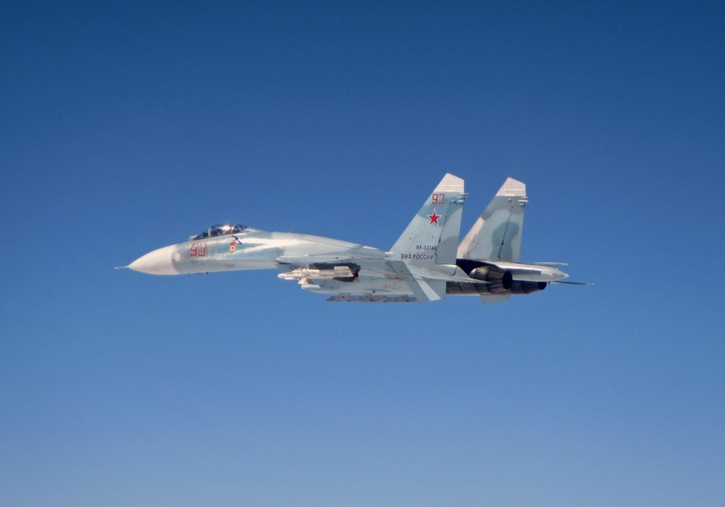 Sukhoi in volo