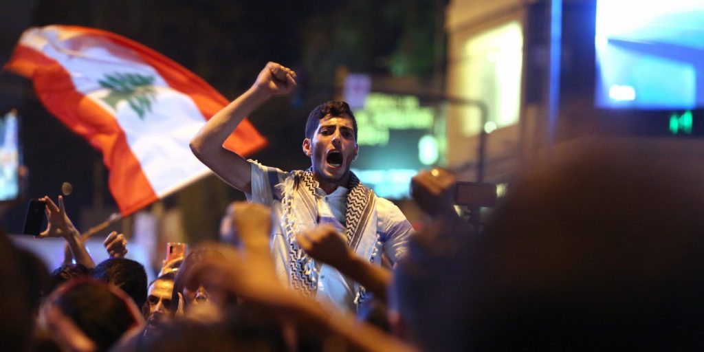 Protest in Lebanon