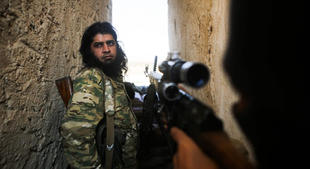 Siria miliziano filoturco