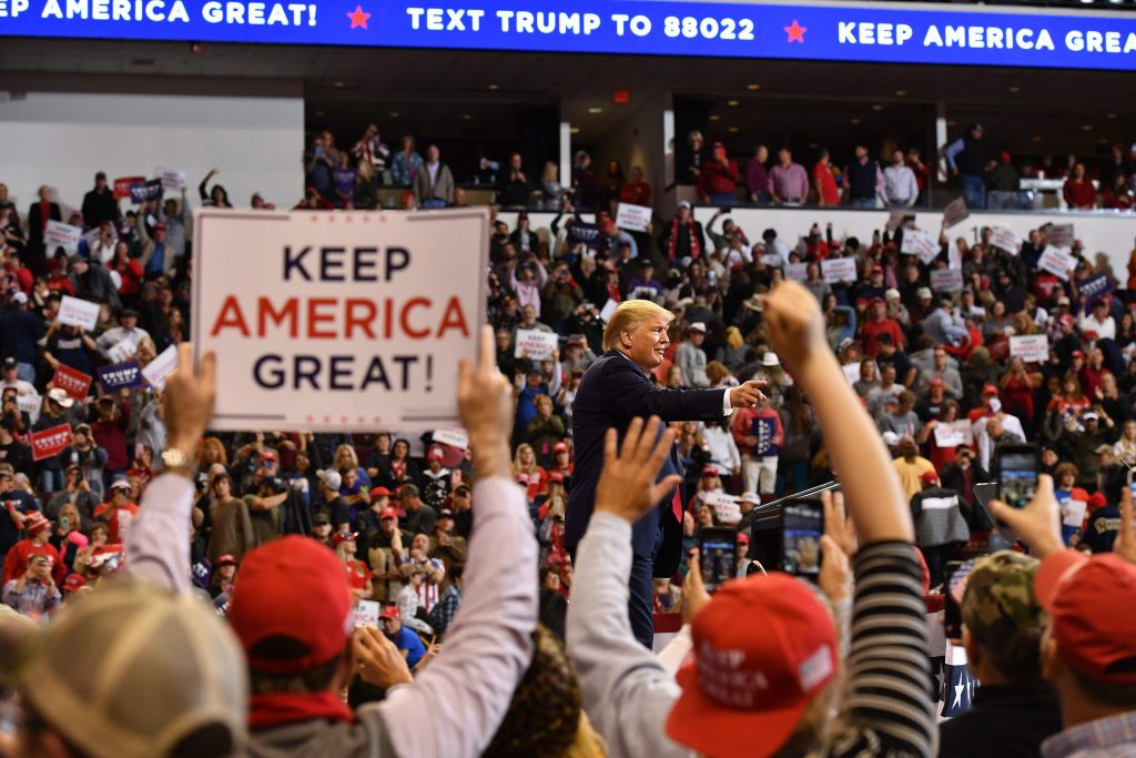 Supporter di Trump in Louisiana (LaPresse)