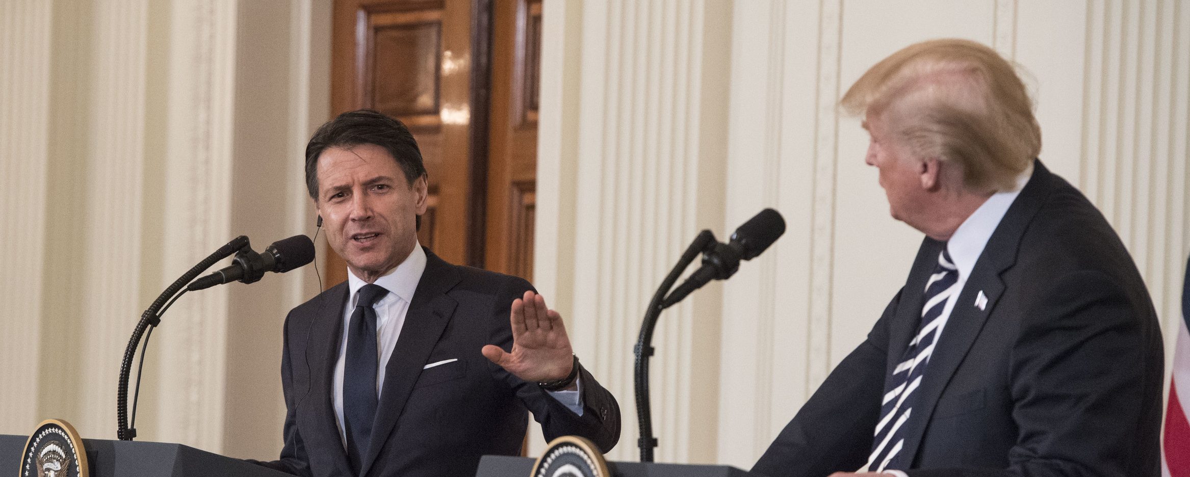 Trump Italia usa conte