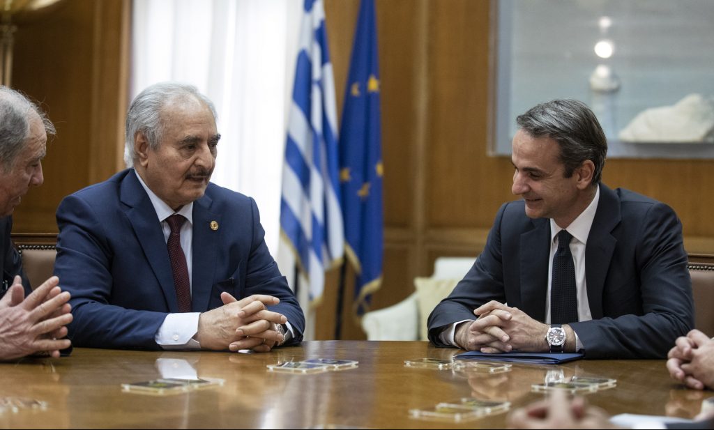 Haftar e Mitsotakis