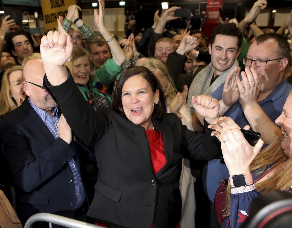 Mary Lou McDonald, leader del Sinn Fein (LaPresse)