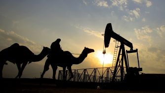 Gulf Oil petrolio Golfo deserto