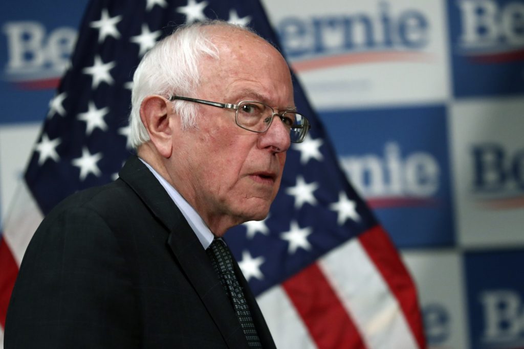 Sanders Usa covid coronavirus