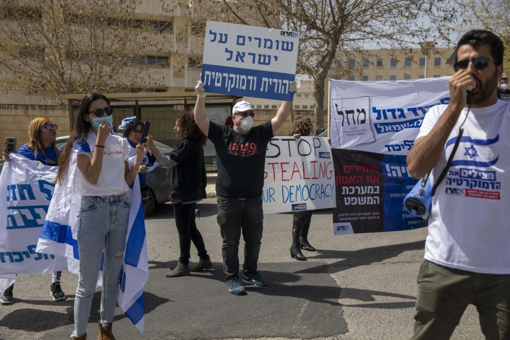 Israele covid proteste (La Presse)