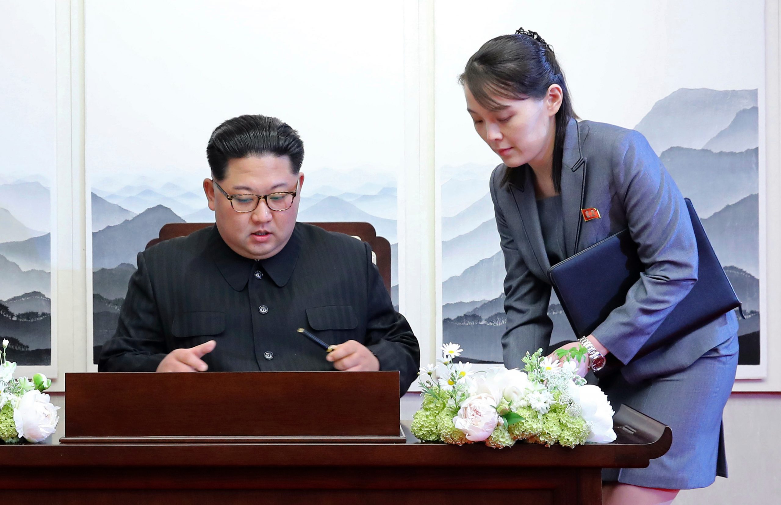 Kim Jong Un e Kim Yo Jong (LaPresse)