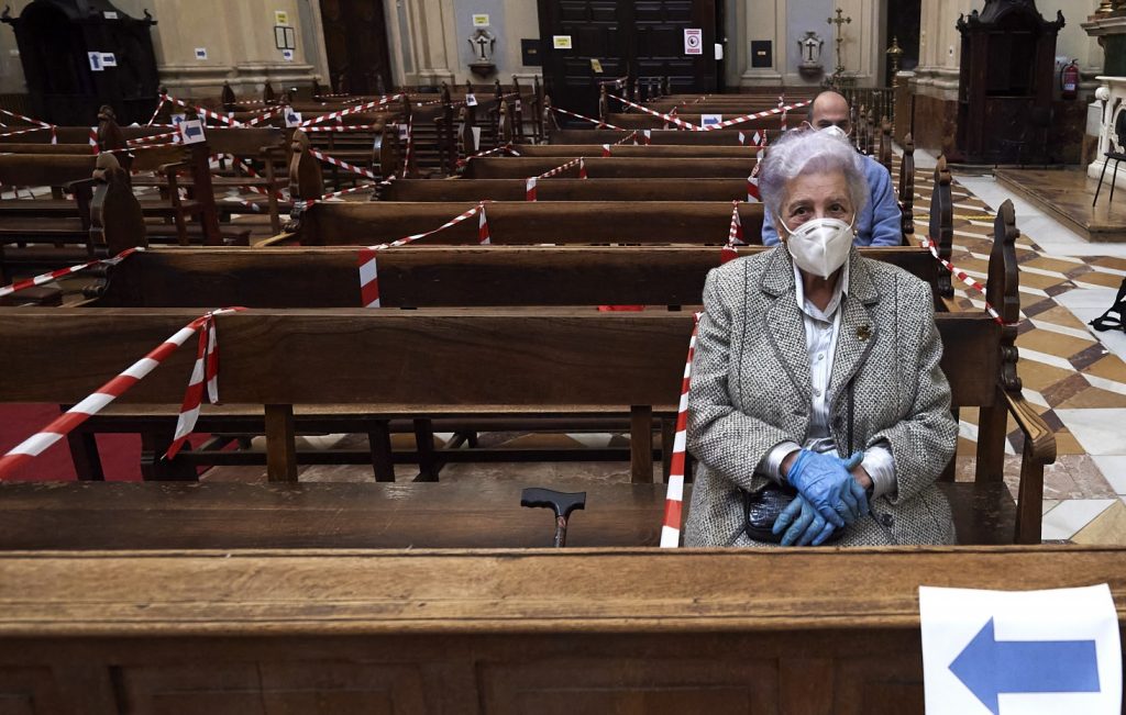 Spagna Chiesa messa (Getty)