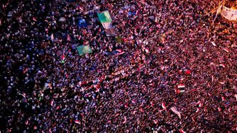 Proteste di Piazza Tharir, Egitto (La Presse)