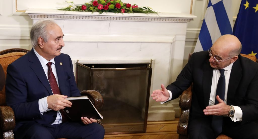 Dendias and Haftar (La nPresse)