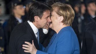 Roma, Giuseppe Conte incontra Angela Merkel a Villa Doria Pamphilj (La Presse)