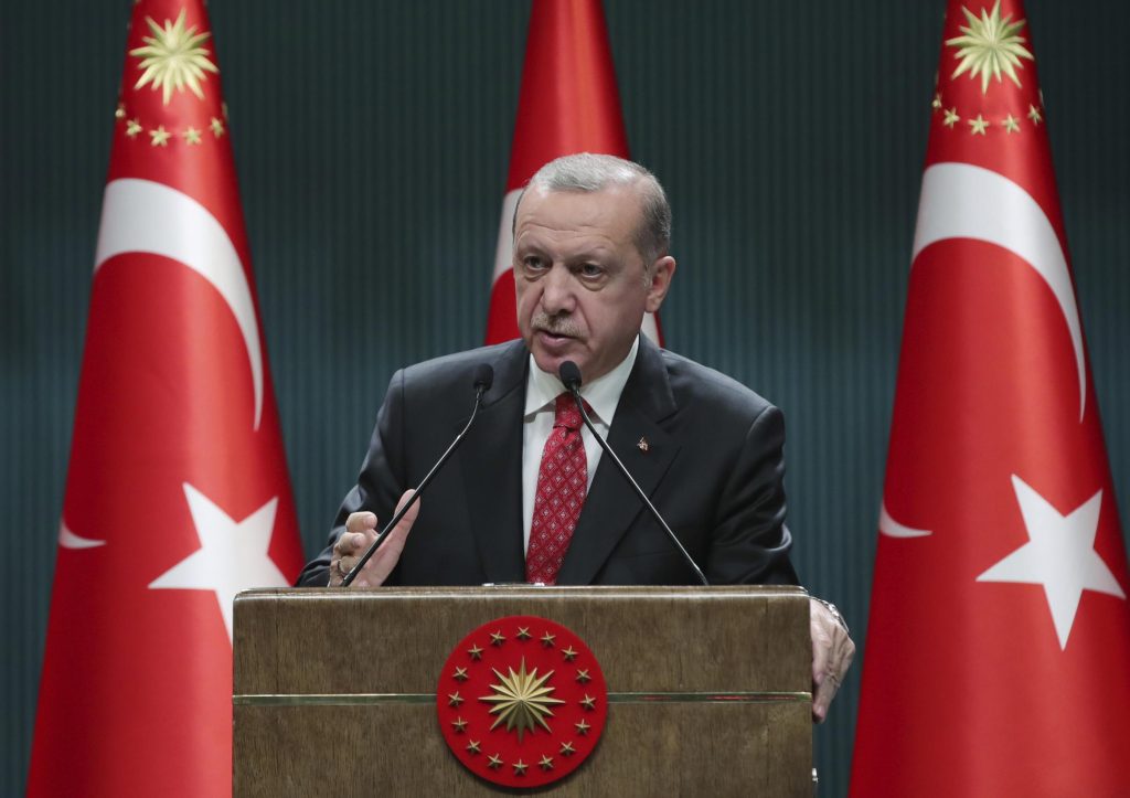 Recep Tayyip Erdogan parla ad Ankara (La Presse)