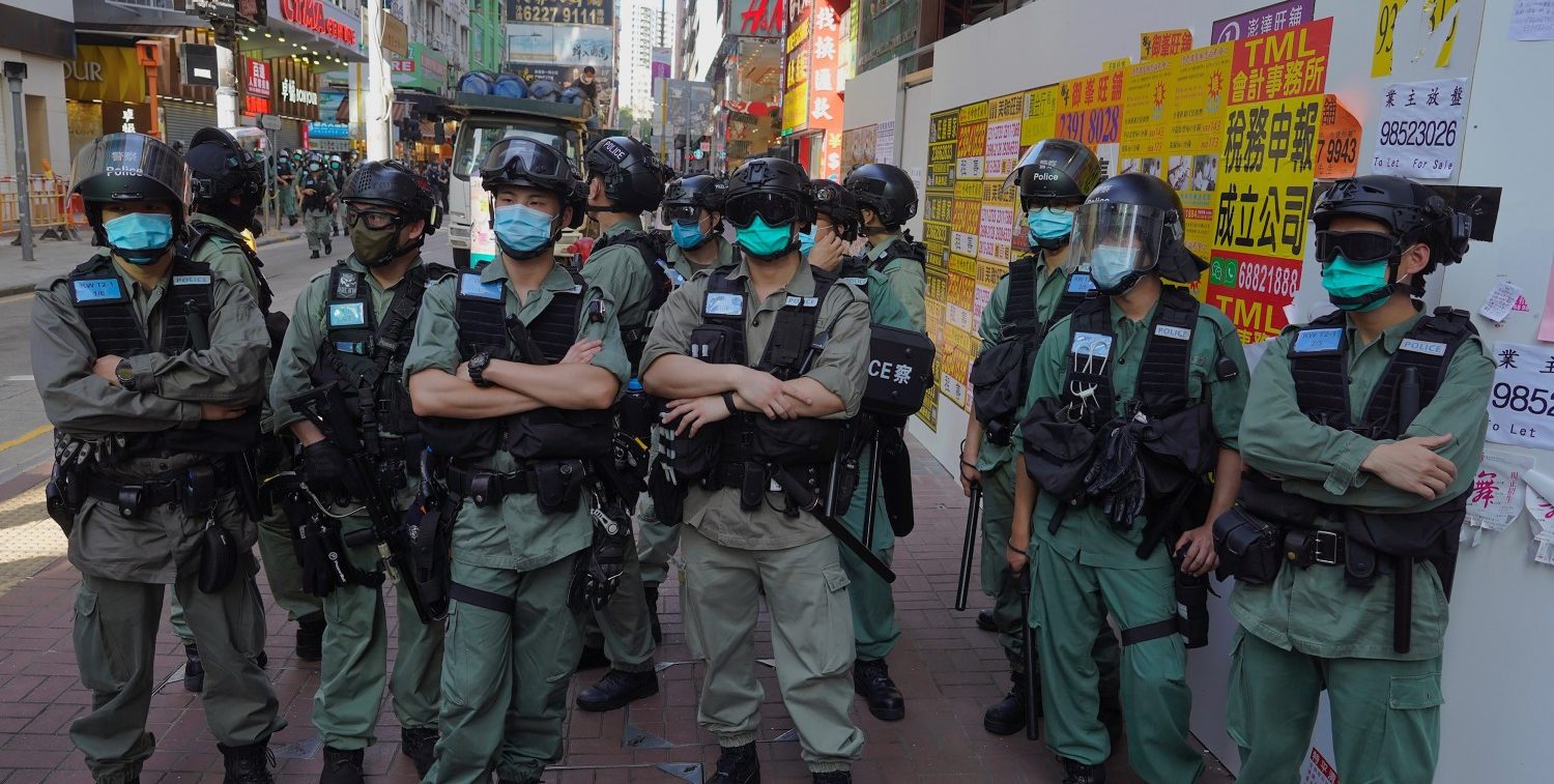 Hong Kong, protesta contro legge su sicurezza nazionale, polizia (La Presse)