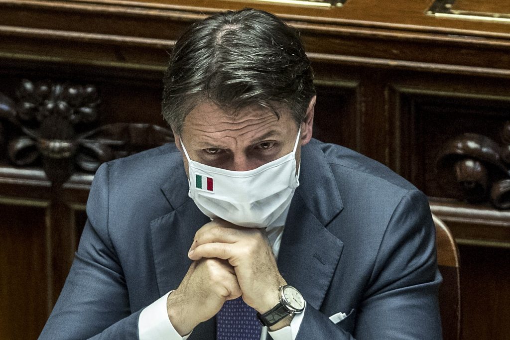 Informativa di Giuseppe Conte (La Presse)