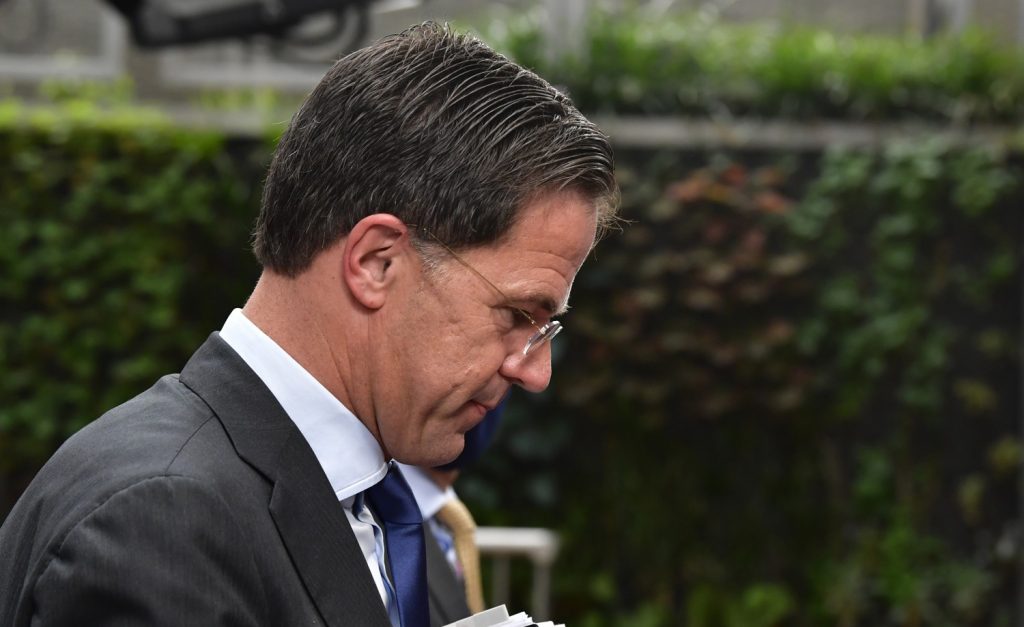 Mark Rutte Consiglio Ue (La Presse)