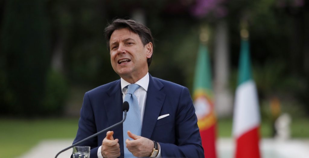 Missione Europa, Conte parte da Lisbona