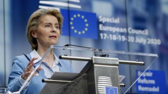 Bruxelles, Consiglio Europeo: c’è l’accordo sul Recovery fund Ursula von der Leyen