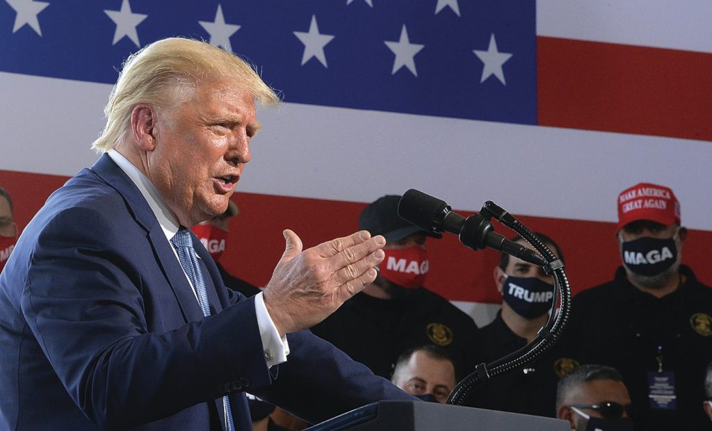 Elezioni USA 2020, comizio del presidente Donald Trump a Yuma (La Presse)