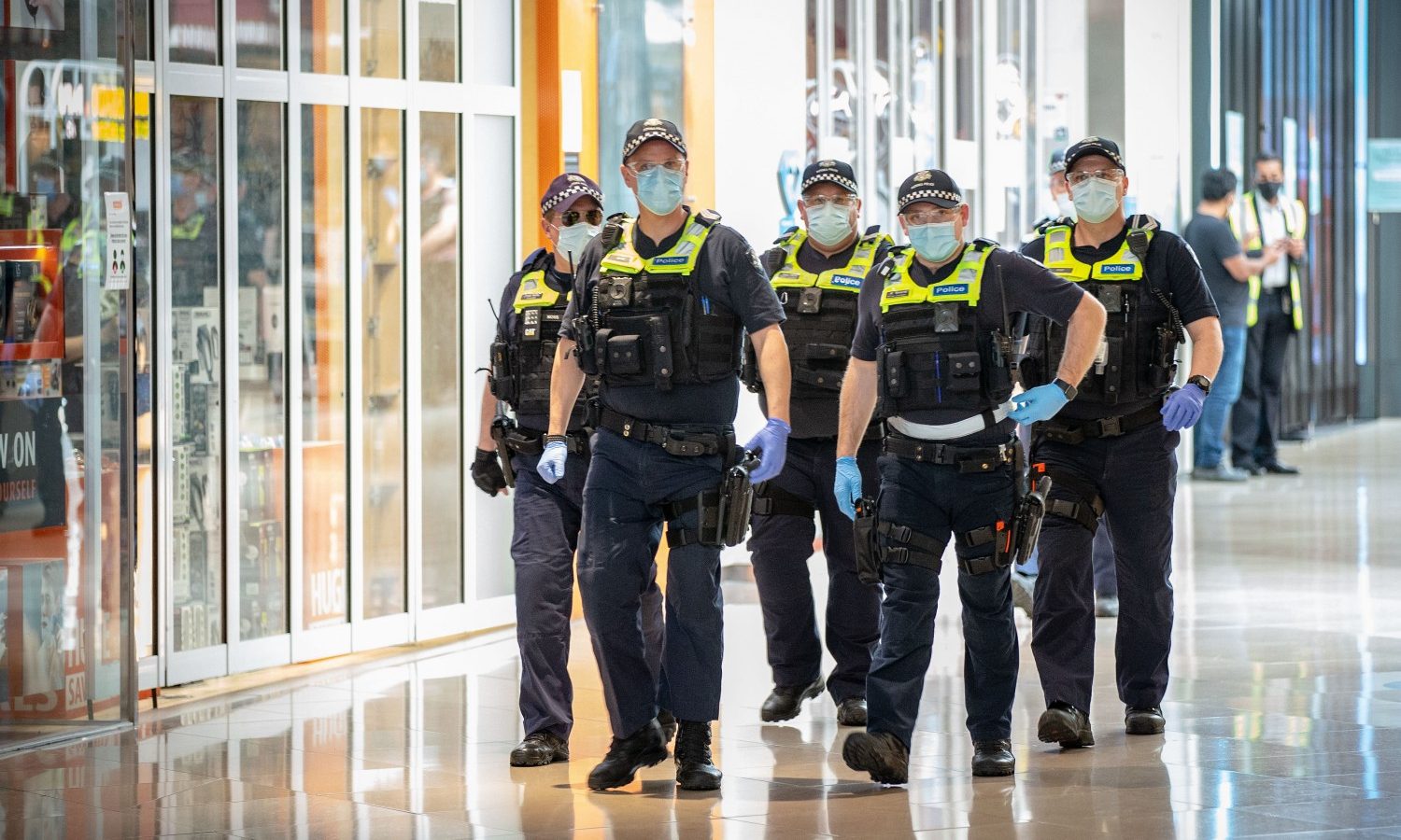 Australia, lockdown polizia (Getty)