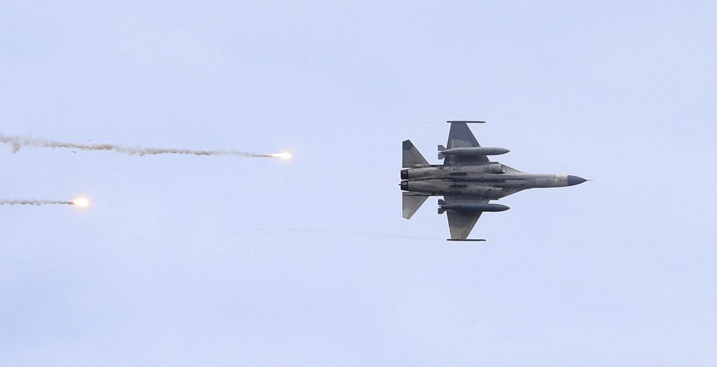 Caccia in volo Taiwan (La Presse)