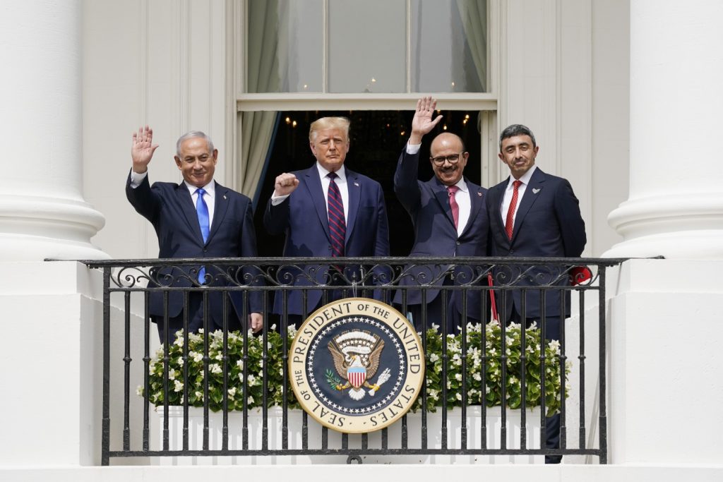 Casa Bianca la firma degli accordi tra Israele, Emirati e Bahrein (La Presse)