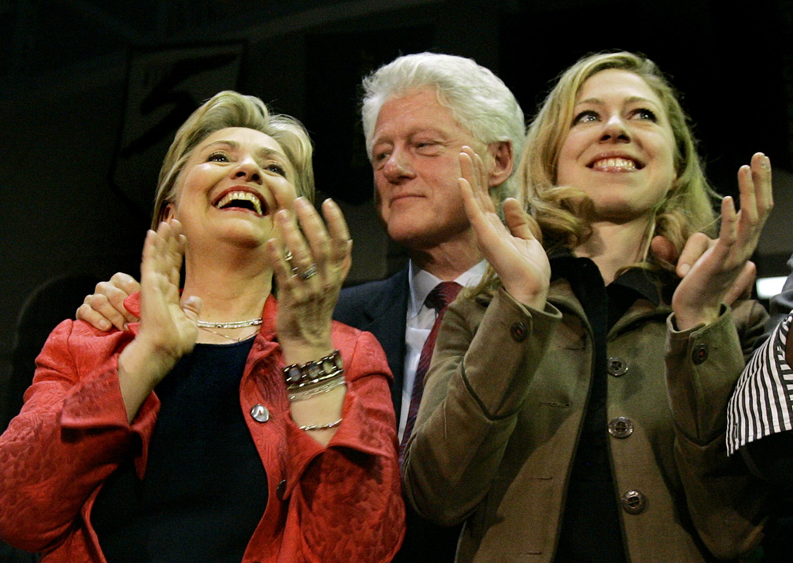 La famiglia Clinton (LaPresse)