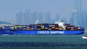 Cosco cargo nave Cina (La Presse)