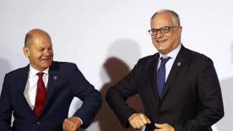 Roberto Gualtieri e Olaf Scholz (La Presse)