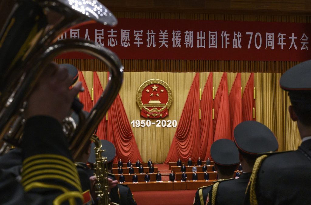Cina commemora 70esimo anniversario dell’intervento nella guerra di Corea (Getty)