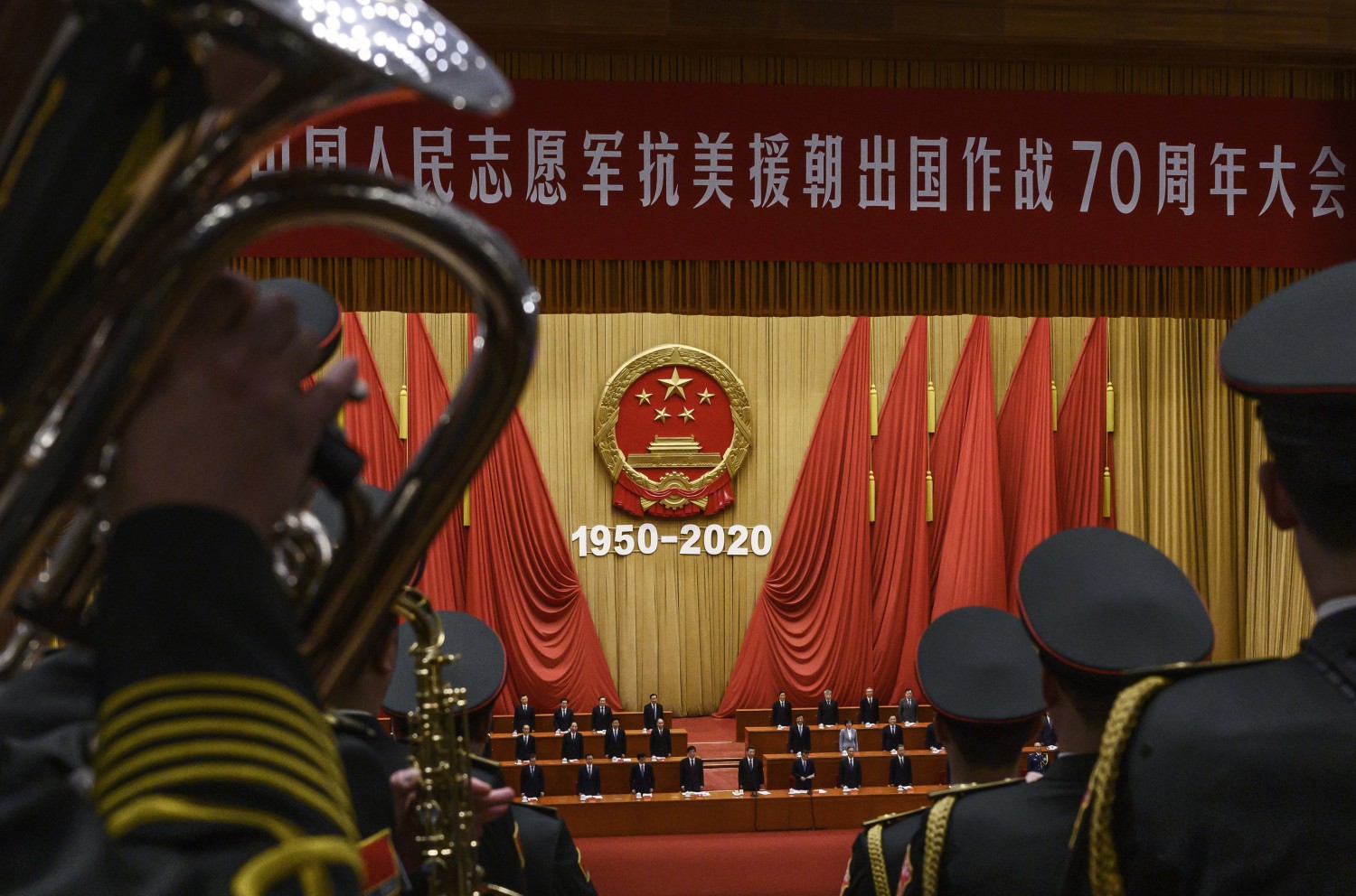 Cina commemora 70esimo anniversario dell’intervento nella guerra di Corea (Getty)