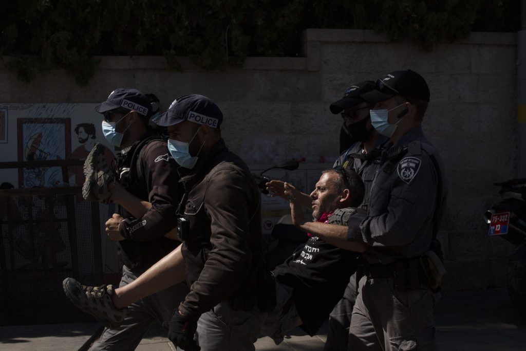 Polizia in Israele (La Presse)