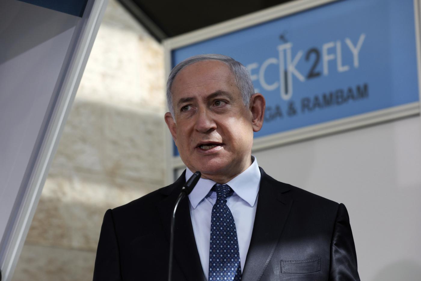 Benjamin Netanyahu a Tel Aviv (La Presse)
