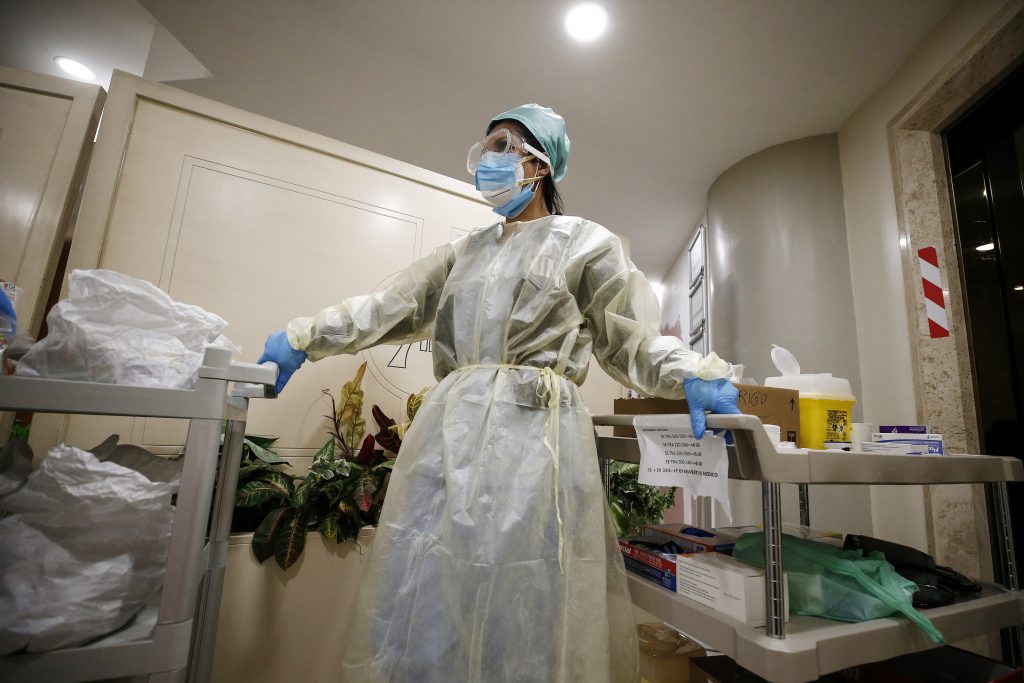 Covid hospital (LaPresse)